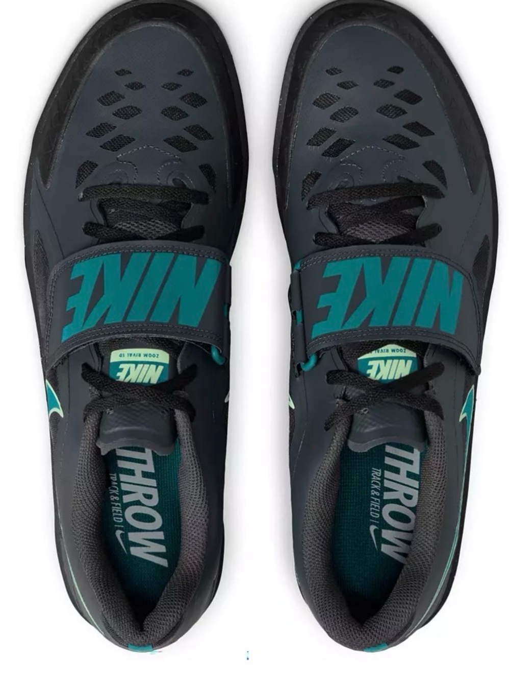 Nike Track & Field Throwing Shoes in Black and Teal